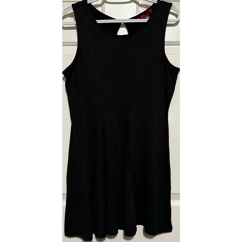 Hot Kiss Women's Black‎ Sleeveless A-Line Dress Size L